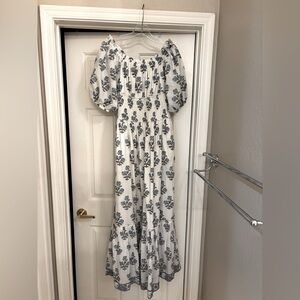 Madison Mathews Paloma Maxi Dress Size L
